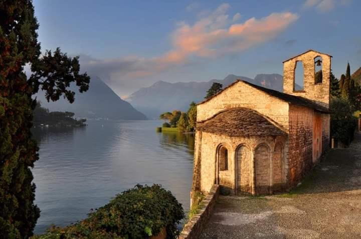 Casa Intignano - Appartamento Con Terrazzo Vista Lago Tremezzo Exterior foto